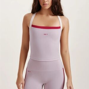 SET Active Valentines drop tank top in Sonnet - Medium